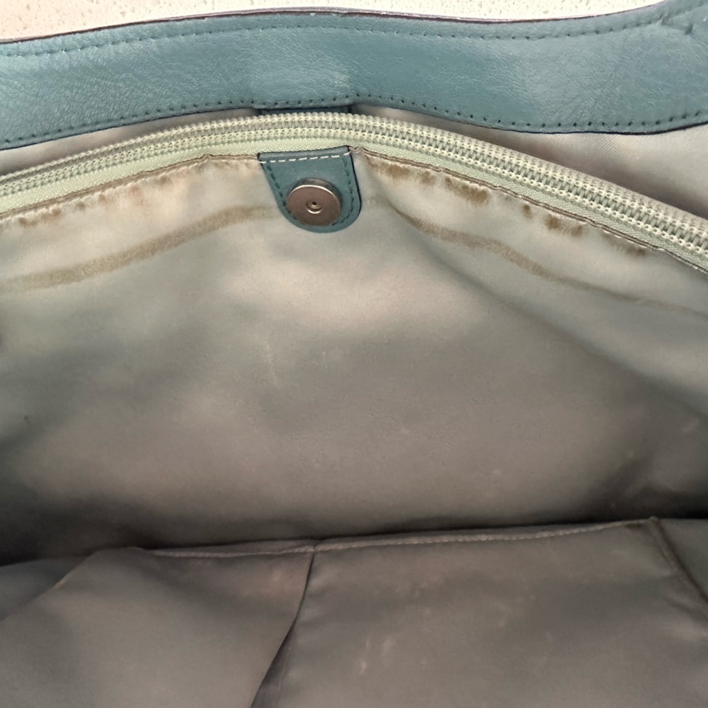 Elegant Blue Women's Tote Bag purse COACH - Picture 7 of 15